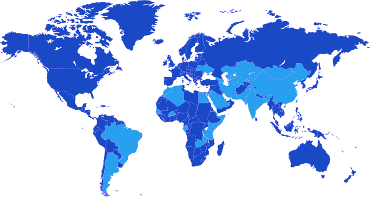 world map